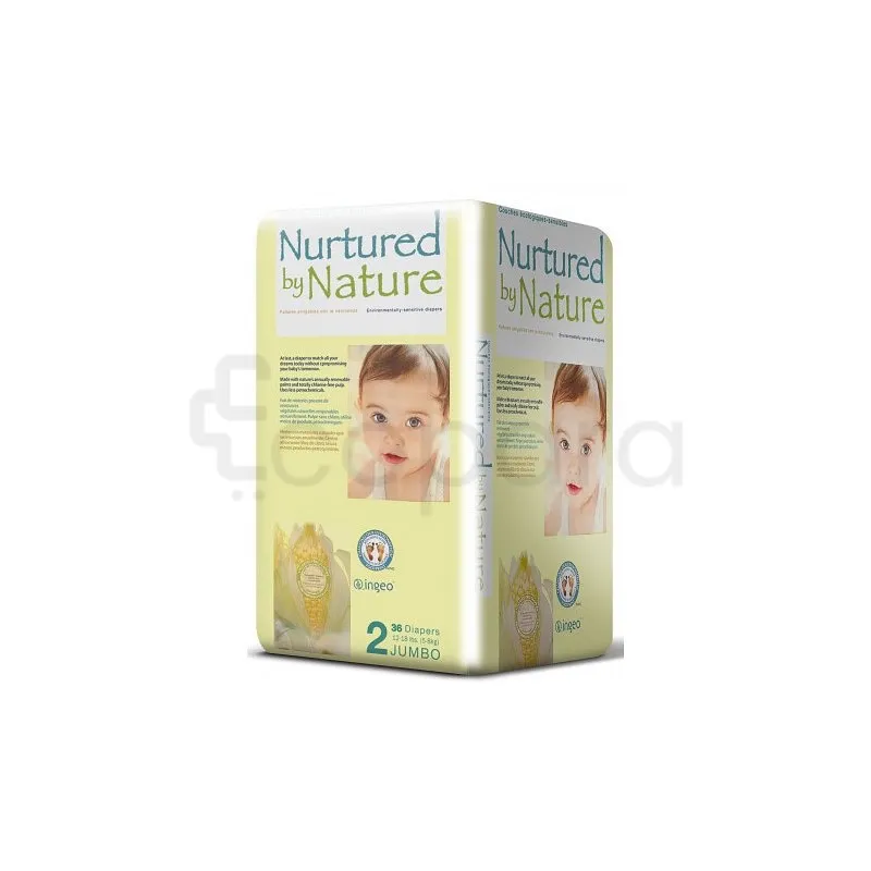 NURTURED BY NATURE COUCHE 2EME AGE 5-8KG BOITE DE 6 COUCHES