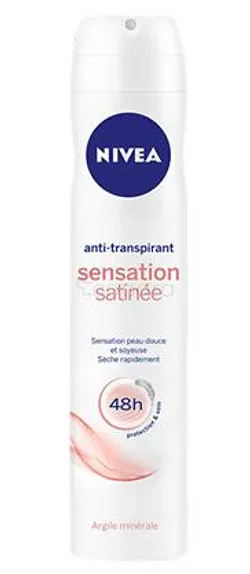 NIVEA DEODORANT ANTI-TRANSPIRANT SENSATION SATINEE 48H 200ML