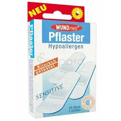 WUNDMED PFLASTER HYPOALLERGEN SPARADRAP SENSITIVE TRANSPARENT BOITE DE 10