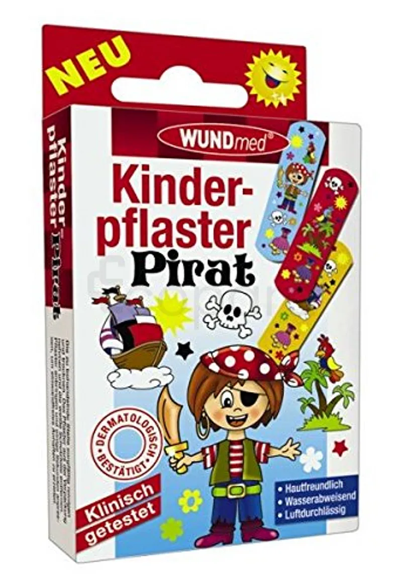 WUNDMED KINDER PFLASTER SPARADRAP PIRATE BOITE DE 10