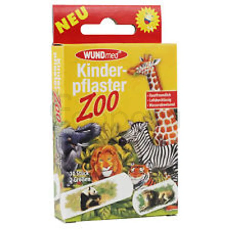 WUNDMED KINDER PFLASTER SPARADRAP ZOO BOITE DE 10