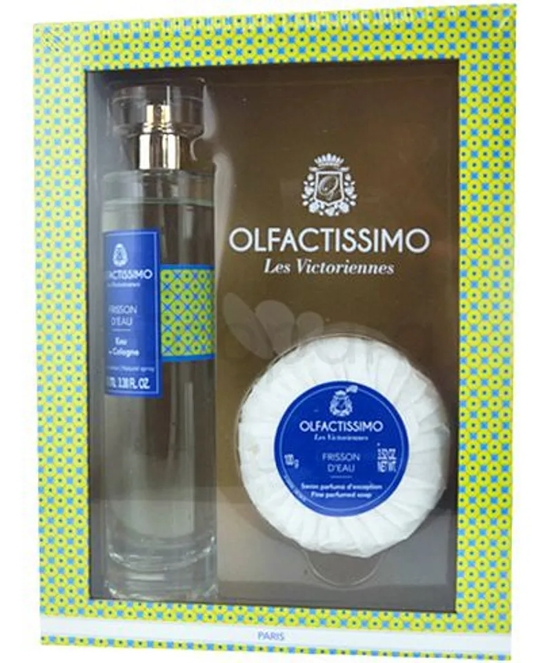 OLFACTISSIMO COFFRET LES VICTORIENNES FRISSON D'EAU 100ML + SAVON PARFUME 100G REFERENCE OL_CFR003