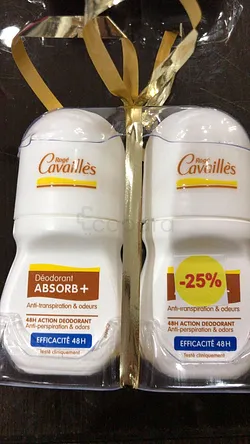 ROGE CAVAILLES DUO DEODORANT ABSORB+ ROLL-ON EFFICACITE 48H LE 2EME A -25%