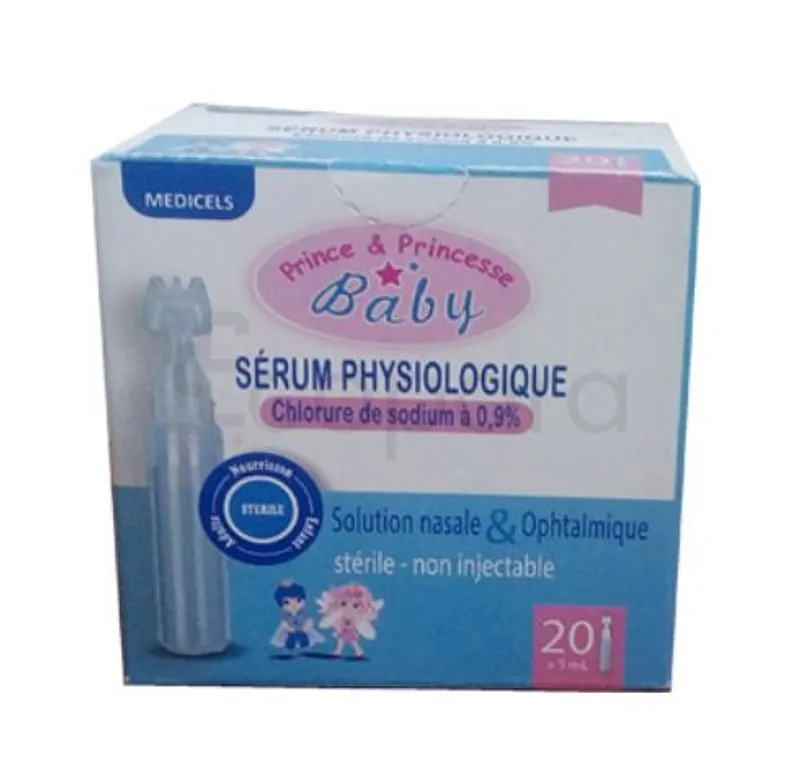 PRINCE ET PRINCESSE LILI SERUM PHYSIOLOGIQUE 5ML BOITE DE 20
