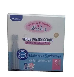 PRINCE ET PRINCESSE LILI SERUM PHYSIOLOGIQUE 5ML BOITE DE 5