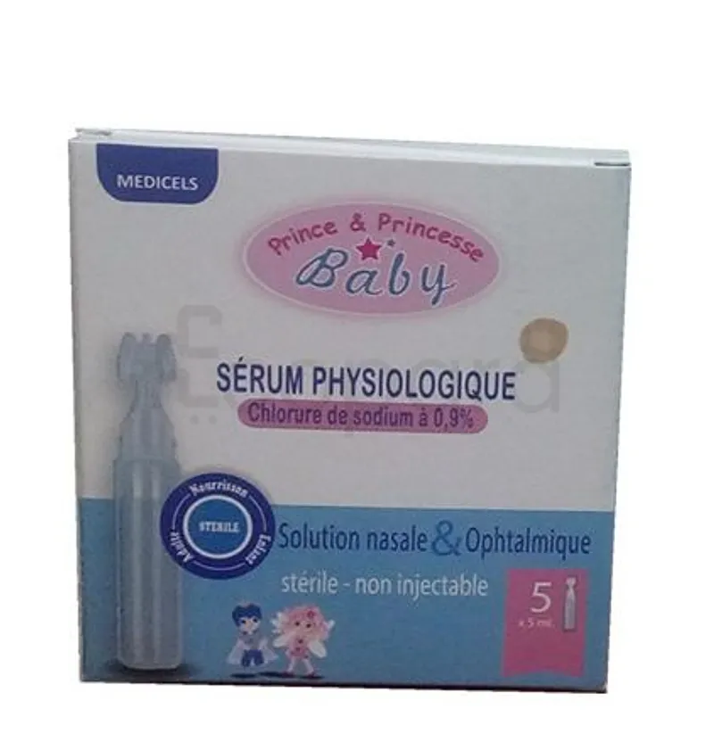PRINCE ET PRINCESSE LILI SERUM PHYSIOLOGIQUE 5ML BOITE DE 5