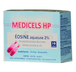 MEDICELS HP EOSINE ACQUEUSE 2% UNIDOSE BOITE DE 10 REFERENCE ESM-001