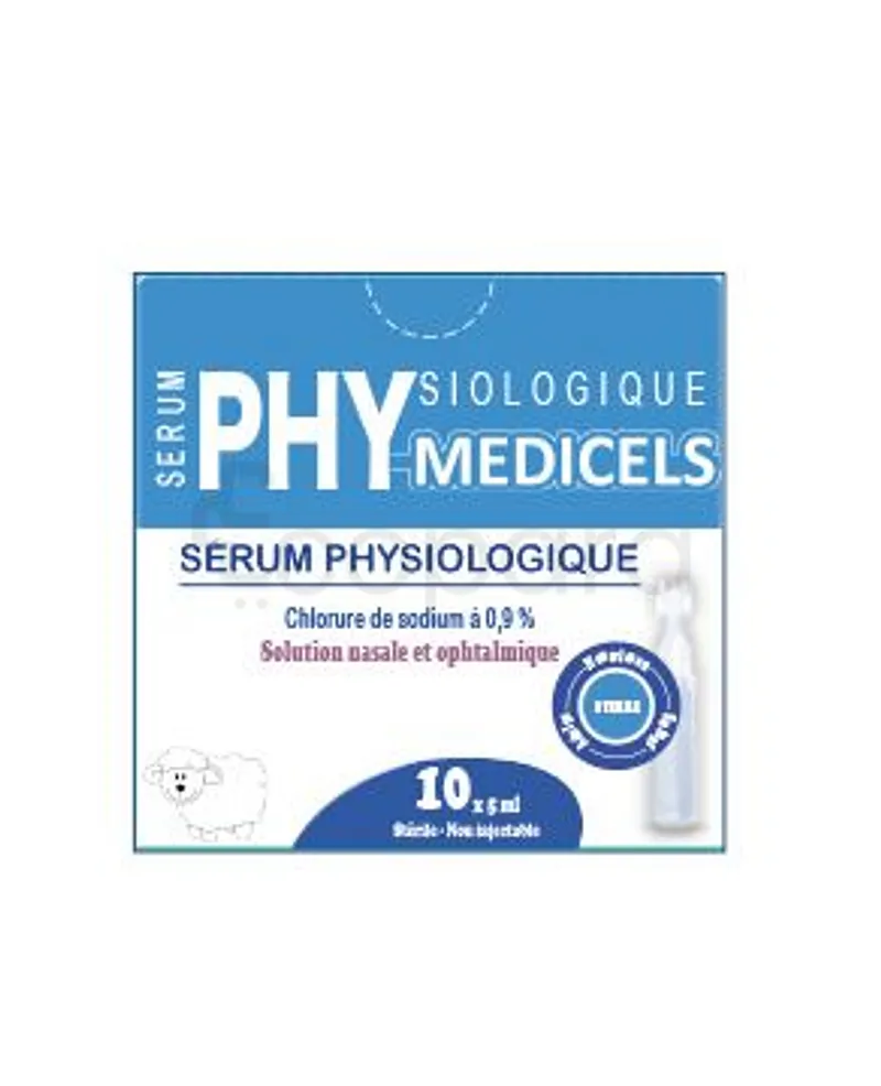 MEDICELS PHY SERUM PHYSIOLOGIQUE 10*5ML