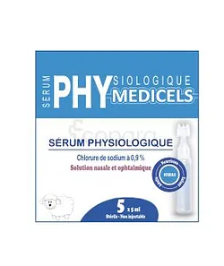 MEDICELS PHY SERUM PHYSIOLOGIQUE 5*5ML
