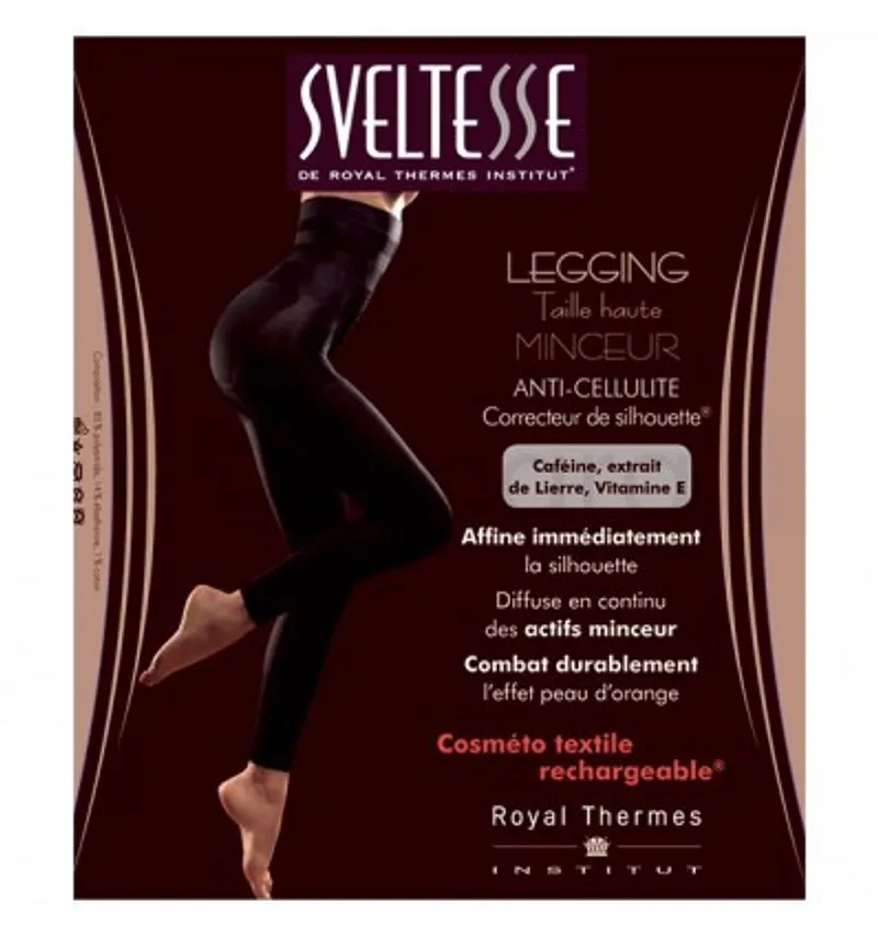 SVELTESSE LEGGING MINCEUR ANTI-CELLULITE NOIR TAILLE M REFERENCE 100D