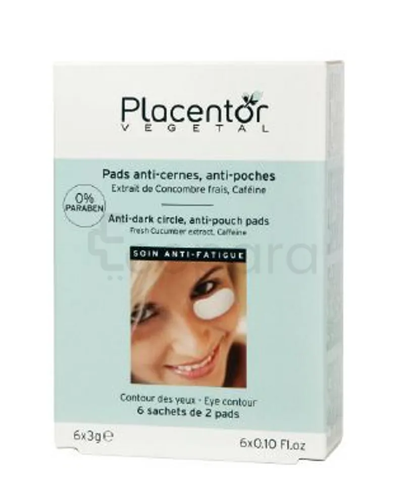 PLACENTOR PADS ANTI-CERNES ANTI-POCHES 3G BOITE DE 6 REFERENCE P11030