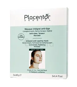 PLACENTOR MASQUE INTEGRAL ANTI-AGE ANTI-RIDES TENSEUR FERMETE 40G BOITE DE 3 REFERENCE P11020