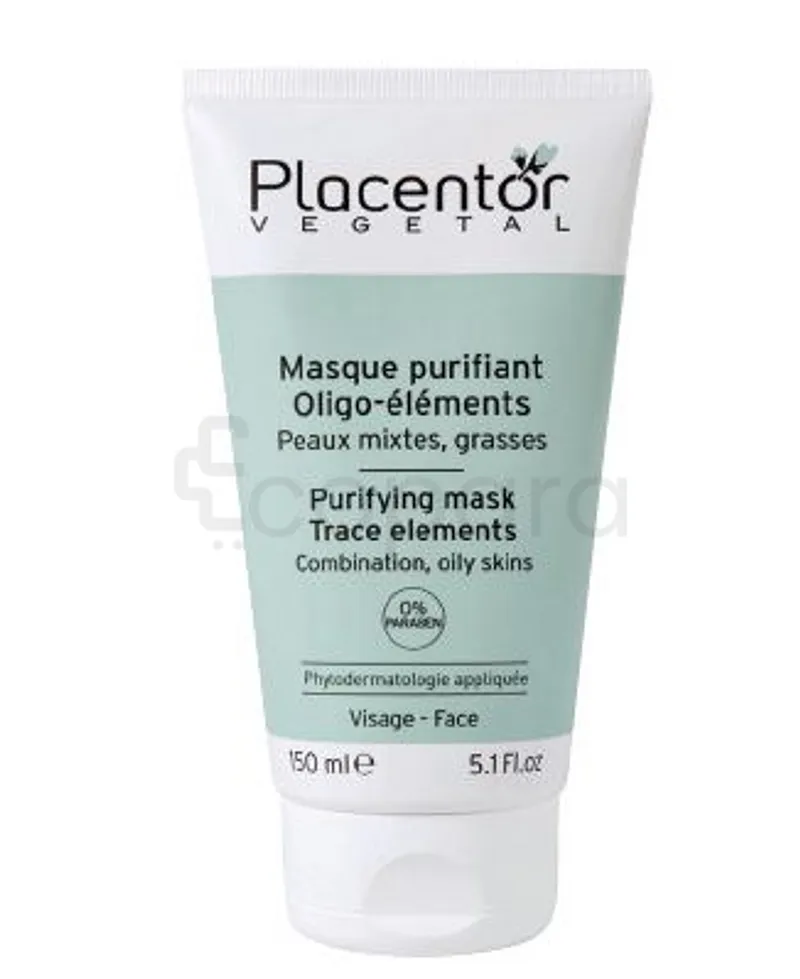 PLACENTOR MASQUE PURIFIANT ARGILE VERTE PEAUX MIXTES GRASSES 150ML REFERENCE P11040
