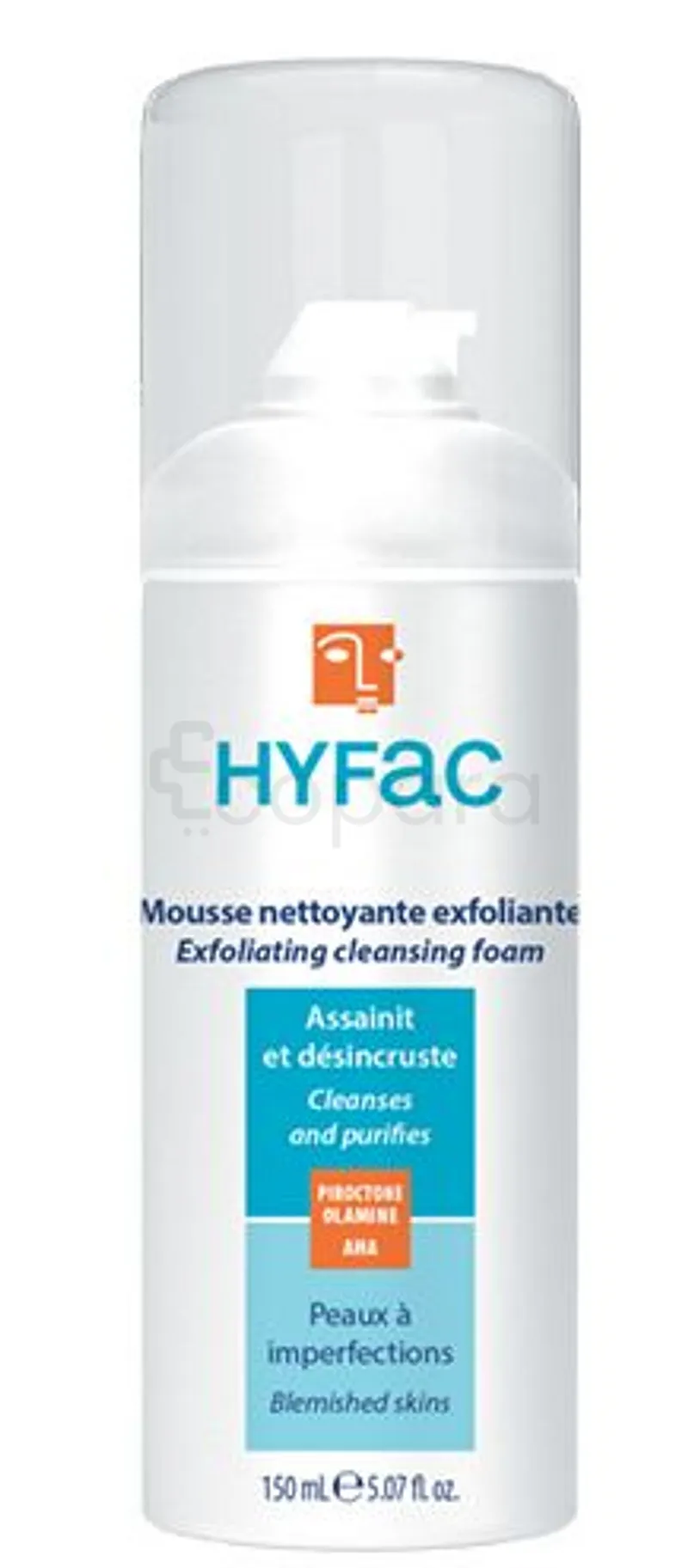 HYFAC MOUSSE NETTOYANTE EXFOLIANTE 150ML 