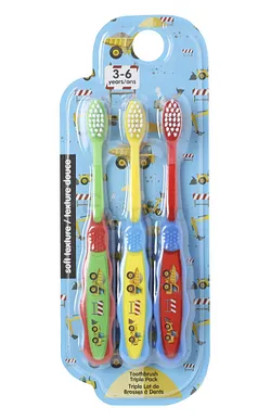 PRIMARK BROSSES A DENTS GARCONS 3-6ANS BOITE DE 3