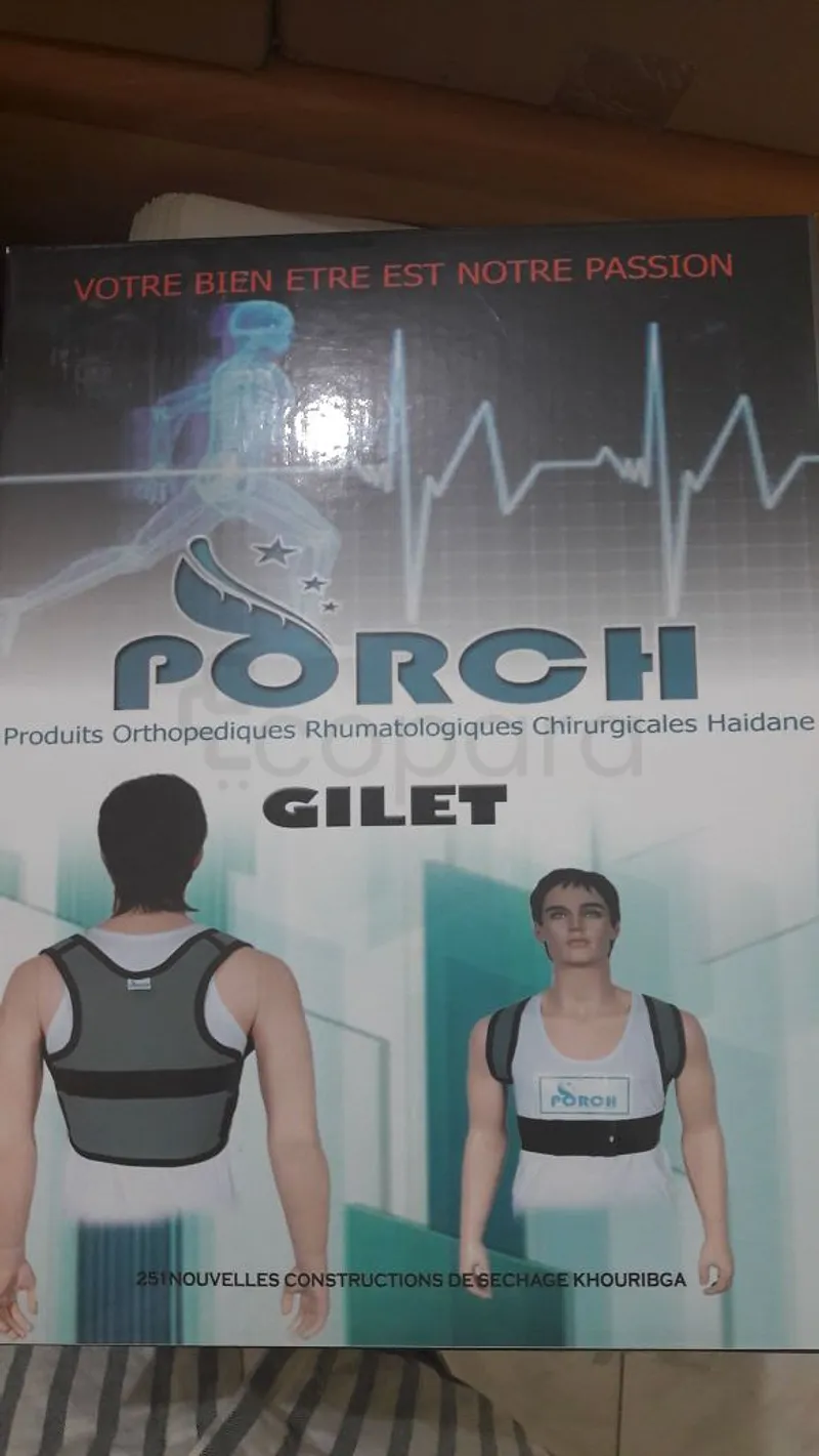 PORCH GILET BLOCAGE EPAULE TAILLE M