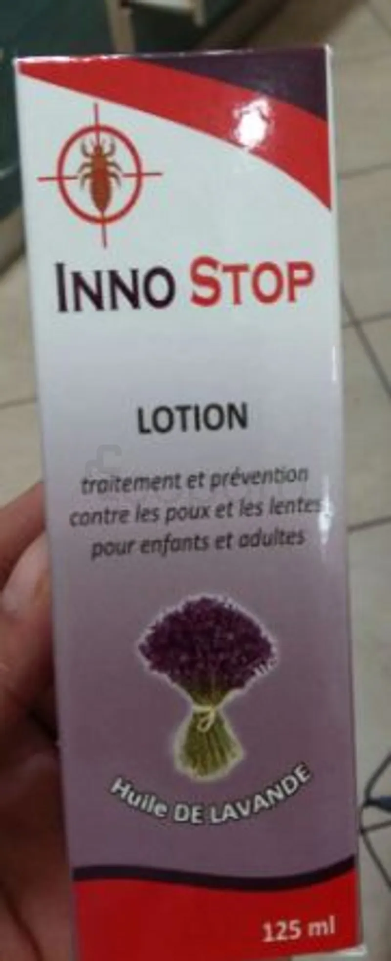 INNOSTOP LOTION TRAITEMENT ET PREVENTION ENTRE LES POUX ET LES LENTES HUILE DE LAVANDE 125ML