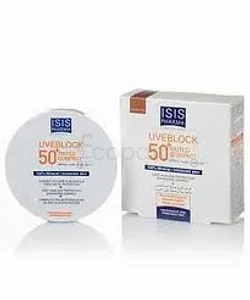 ISISPHARMA UVEBLOCK 50+ TINTED COMPACT TEINTE GOLDEN 10G REFERENCE COIVISI042