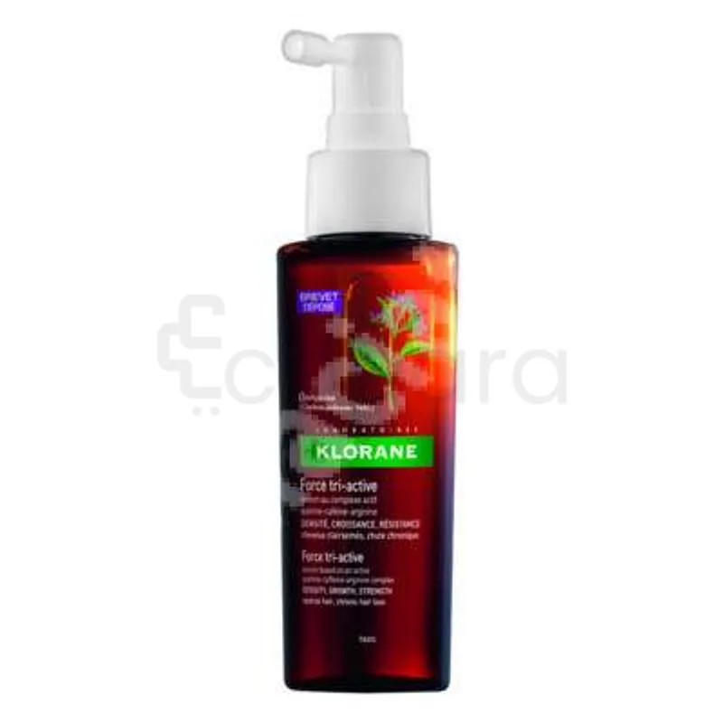 KLORANE QUININE FORCE TRI-ACTIVE SERUM ANTI-CHUTE A LA QUININE CAFEINE ARGININE 100ML