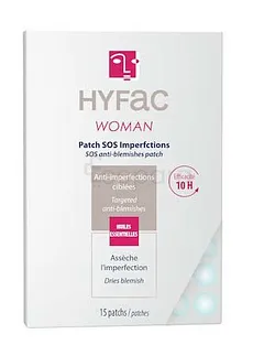 HYFAC WOMAN PATCH SOS IMPERFECTIONS BOITE DE 15