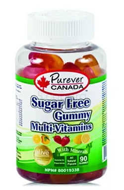 PUREVER MULTIVITAMINES SANS SUCRE BOITE DE 90