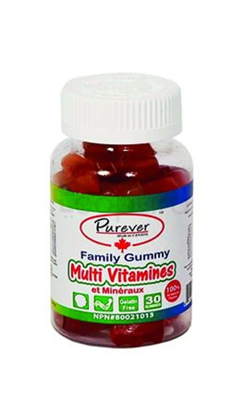PUREVER MULTIVITAMINES ET MINERAUX FAMILY BOITE DE 30