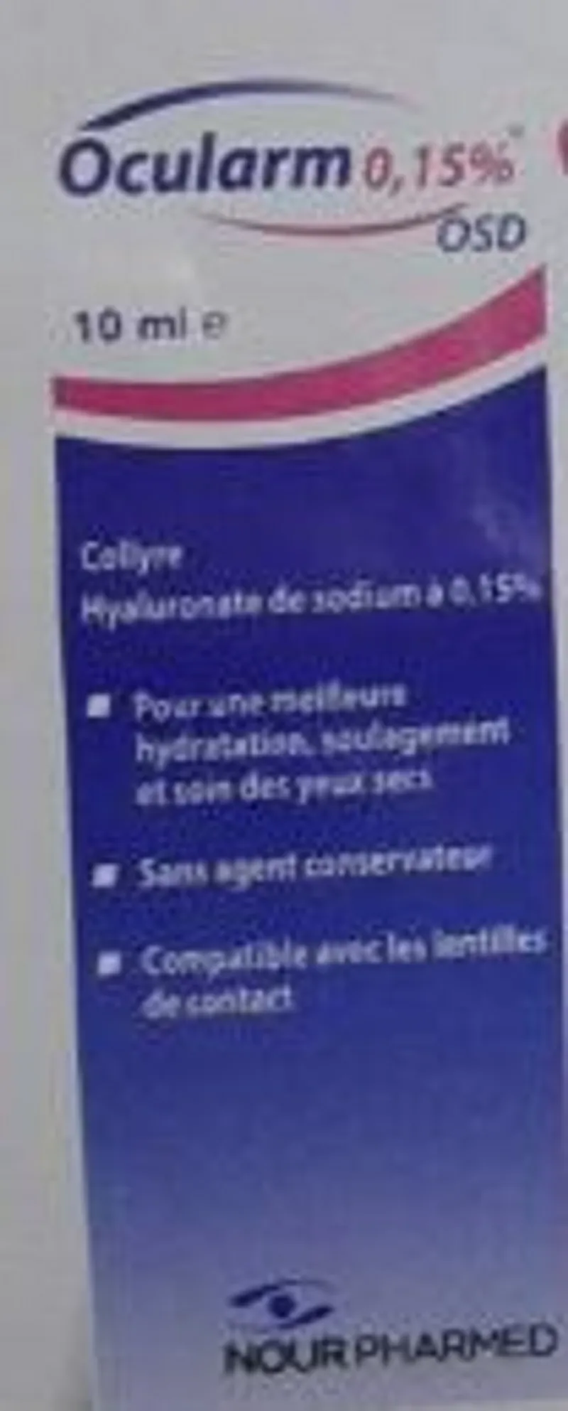 OCULARM 0.15% OSD 10ML COLLYRE