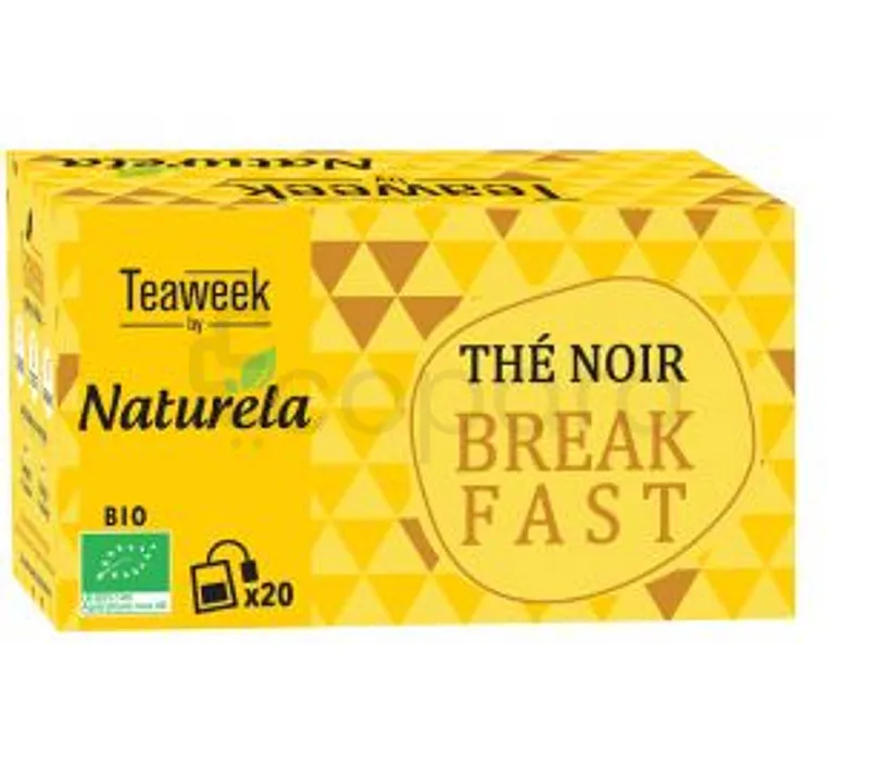 NATURELA THE NOIR BREAKFAST BOITE DE 20 SACHETS