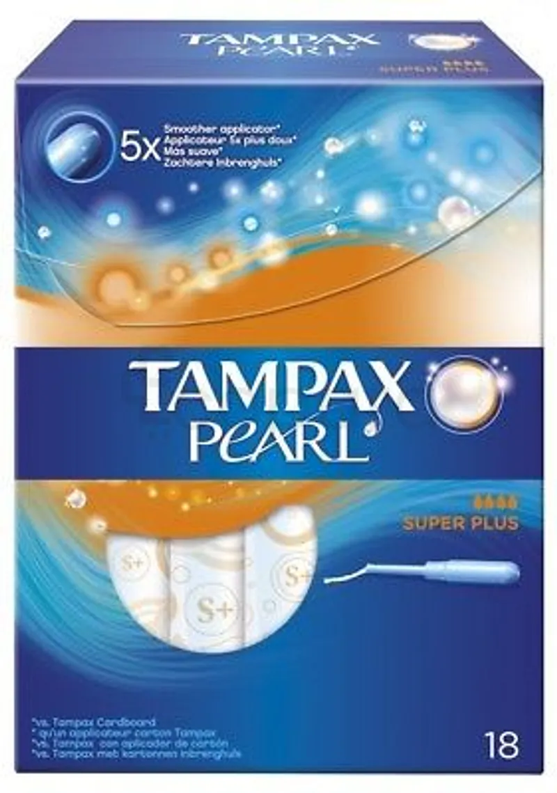 TAMPAX PEARL SUPER PLUS TOMPONS BOITE DE 18