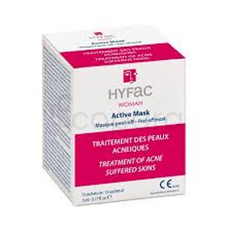 HYFAC WOMAN ACTIVE MASK MASQUE PEEL-OFF 5ML BOITE DE 15 SACHETS