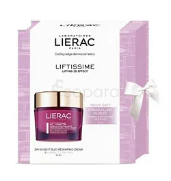 LIERAC COFFRET LIFTISSIME CREME JOUR 50ML + DEMAQUILLANT PURETE 200ML