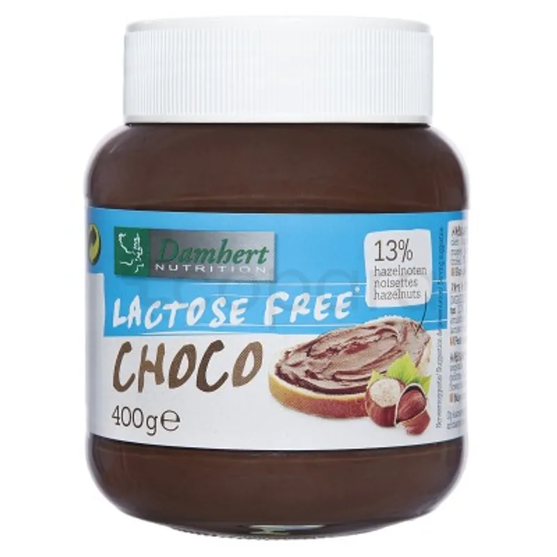 DAMHERT CHOCO LACTOSE FREE 400G