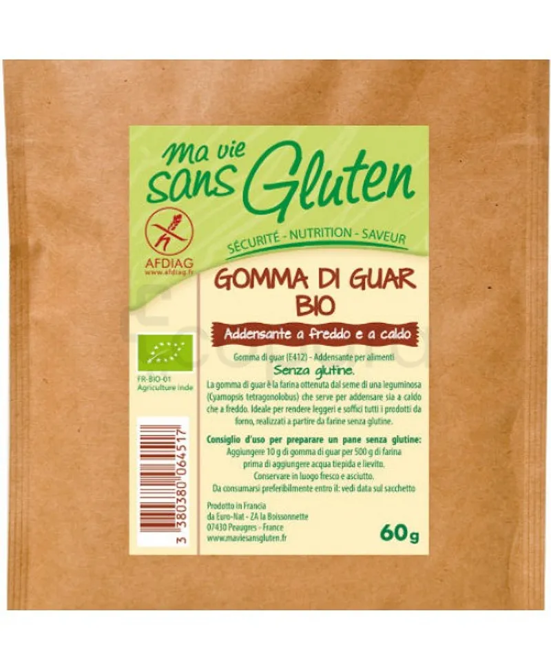 MA VIE SANS GLUTEN GOMME DE GUAR BIO 60G
