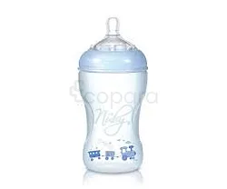 NUBY BIBERON IMPRIME TEINTE BLEU CLAIR 330ML REFERENCE NT68009