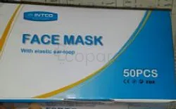 INTCO HEALTHCARE FACE MASK MASQUE D'HYGIENE 3 PLIS A ELASTIQUE BOITE DE 50