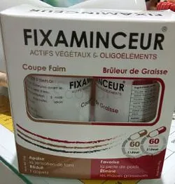 FIXAMINCEUR COUPE FAIM B60 GELULES + BRULEUR DE GRAISSE BOITE DE 60 GELULES