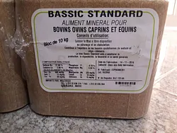 BASSIC STANDARD BLOCK ALIMENT MINERAL POUR BIOVINS OVINS CAPRINS ET EQUINS 10KG