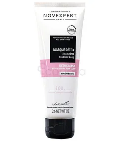NOVEXPERT MASQUE DETOX A LA CREME D'ARGILE ROSE 75ML