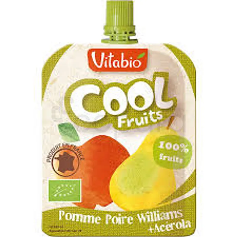 VITABIO COOL FRUITS POMME POIRE ACEROLA 90G