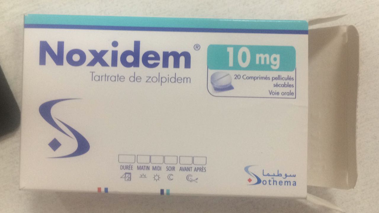 NOXIDEM 10MG BOITE DE 20 COMPRIMES PELLICULES