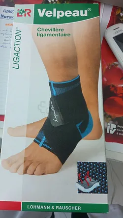 LOHMANN ET RAUSCHER LR LIGACTION CHEVILLERE TAILLE 1 NOIR ET BLEU REFERENCE R1415