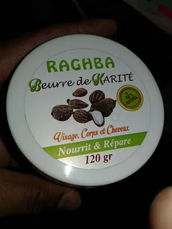 RAGHBA BEURRE DE KARITE VISAGE CORPS ET CHEVEUX 120G