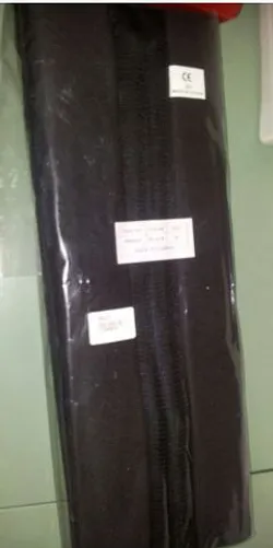 THUASNE ATTELLE D'IMMOBILISATION DE GENOU 3 PANNEAUX NOIR TAILLE 40 REFERENCE 800020