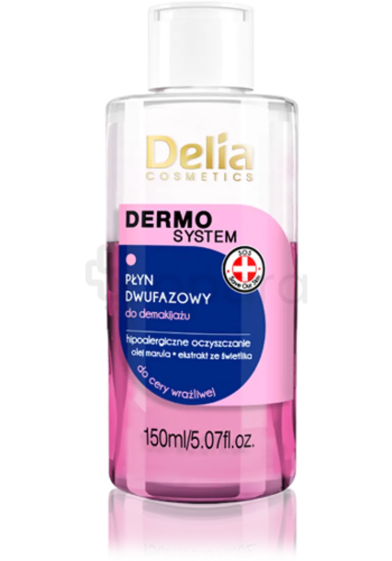 DELIA DERMO SYSTEM DEMAQUILLANT BI PHASE POUR PEAUX SENSIBLES 150ML
