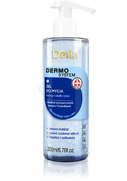 DELIA DERMO SYSTEM GEL NETTOYANT POUR LE VISAGE ET LES YEUX 200ML