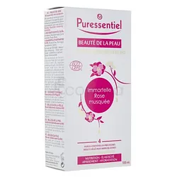 PURESSENTIEL BEAUTE DE LA PEAU HUILE DE SOIN IMMORTEL ROSE MUSQUEE 100ML