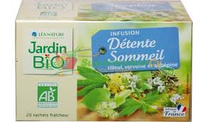 LEA NATURE JARDIN BIO INFUSION DETENTE SOMMEIL BOITE DE 20 SACHETS