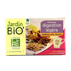 LEA NATURE JARDIN BIO INFUSION DIGESTION LEGERE BOITE DE 20 SACHETS