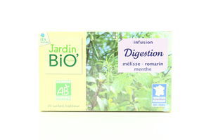 LEA NATURE JARDIN BIO INFUSION DIGESTION MELISSE ROMARIN MENTHE BOITE DE 20 SACHETS