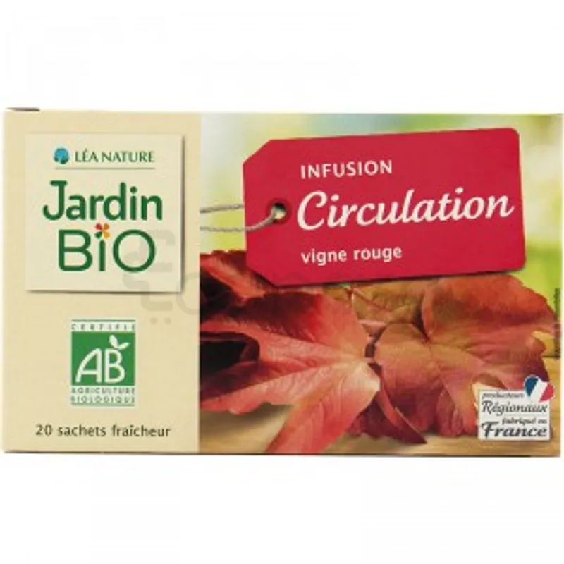 LEA NATURE JARDIN BIO INFUSION CIRCULATION SANGUINE BOITE DE 20 SACHETS